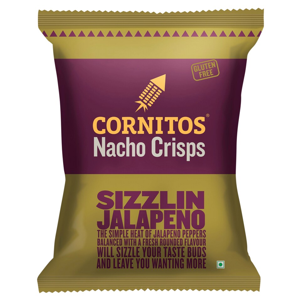 Cornitos Nacho Crisps Sizzlin Jalapeno 55g