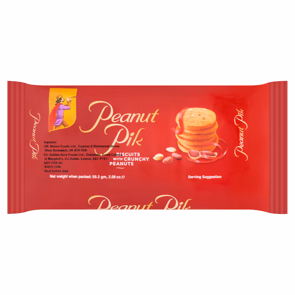 EBM  Peanut Pik Biscuits 59.2g