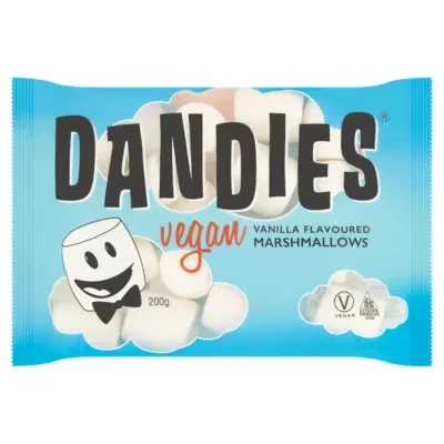 Dandies Vegan Vanilla Flavoured Marshmallows 200g