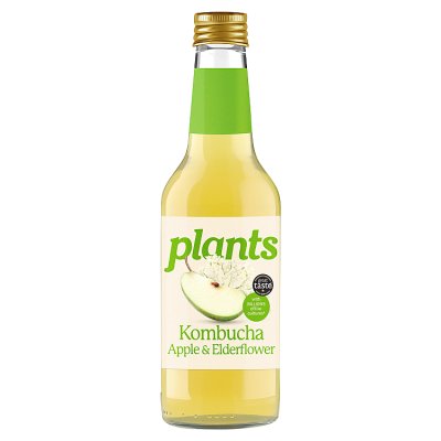 Plants Crisp Apple & Elderflower Kombucha Sparkling Juice Drink