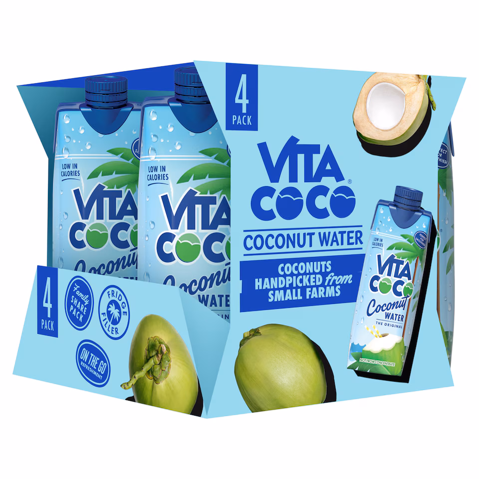 Vita Coco Natural Coconut Water 4 X 330 Ml