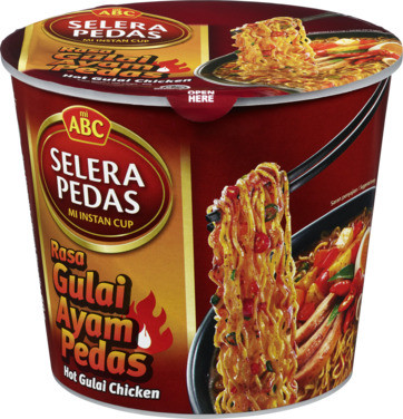 Hot Gulai (kylling Karri) Chicken Koppnudler