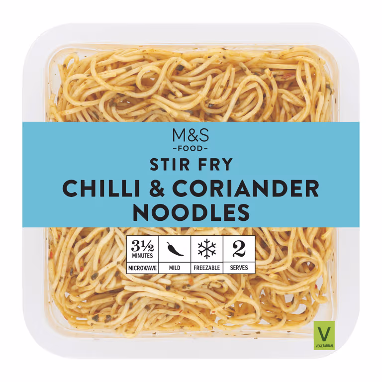 M&S Chilli & Coriander Noodles