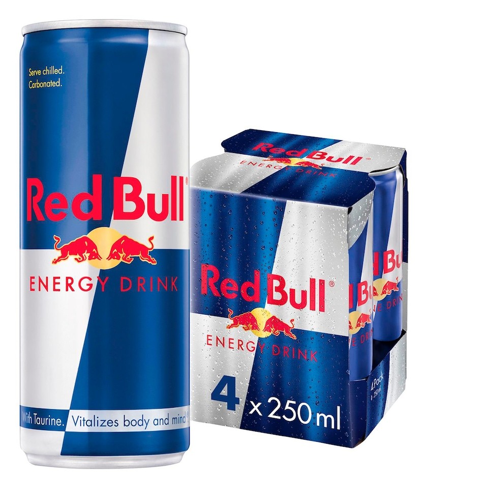 Red Bull Energy Drink 4 X 250Ml