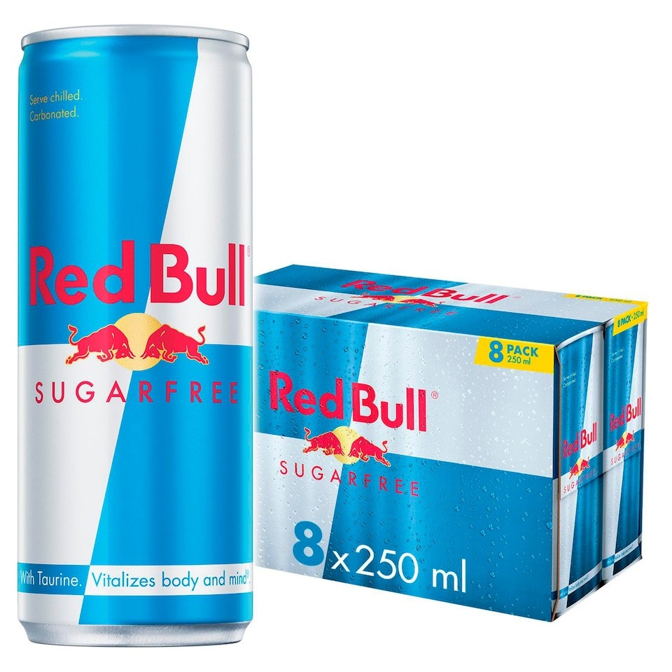 Red Bull Sugar Free Energy Drink 8 X 250Ml