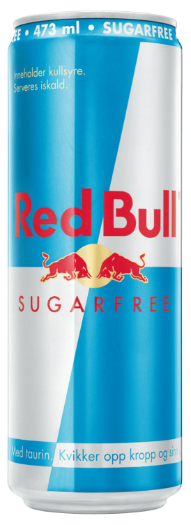 Red Bull Energidrikk Sukkerfri 473ml boks