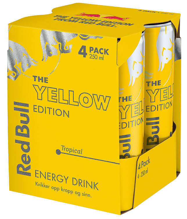 Red Bull Yellow Edition 250mlx4 boks