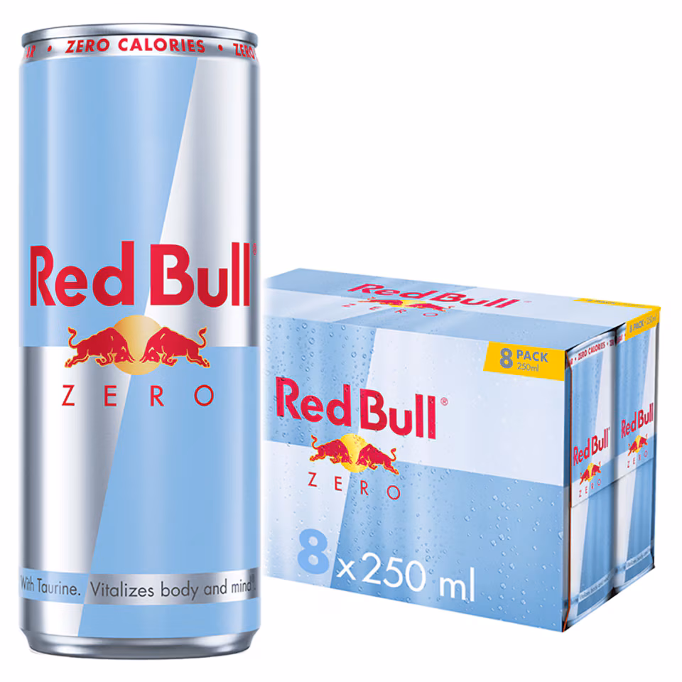 Red Bull Zero Energy Drink 8 x 250ml