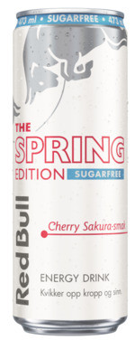 Red Bull Energidrikk Sukkerfri Cherry Edition 473 ml