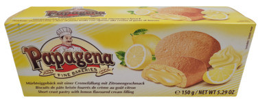 Papagena Biscuits with Lemon Filling 150g