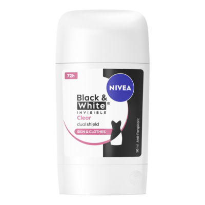 Nivea Black & White Invisible Clear Stick 50ml