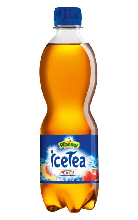 Icetea Fersken 0,5l flaske Pfanner