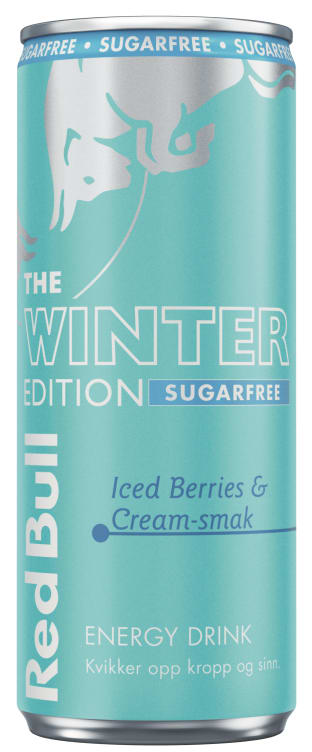 Red Bull Winter Edition Sukkerfri 250ml boks