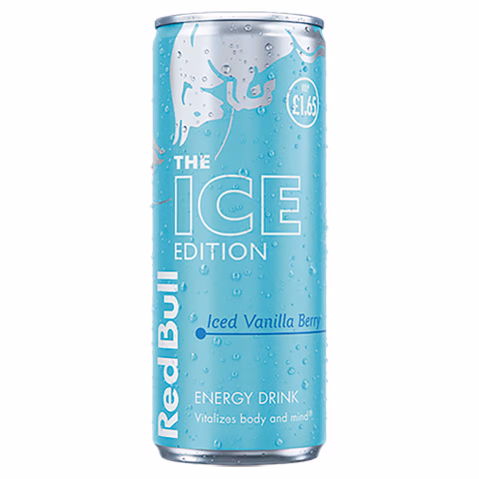 Red Bull The Ice Edition Sugar Free Iced Vanilla Berry Energy Drink 250ml