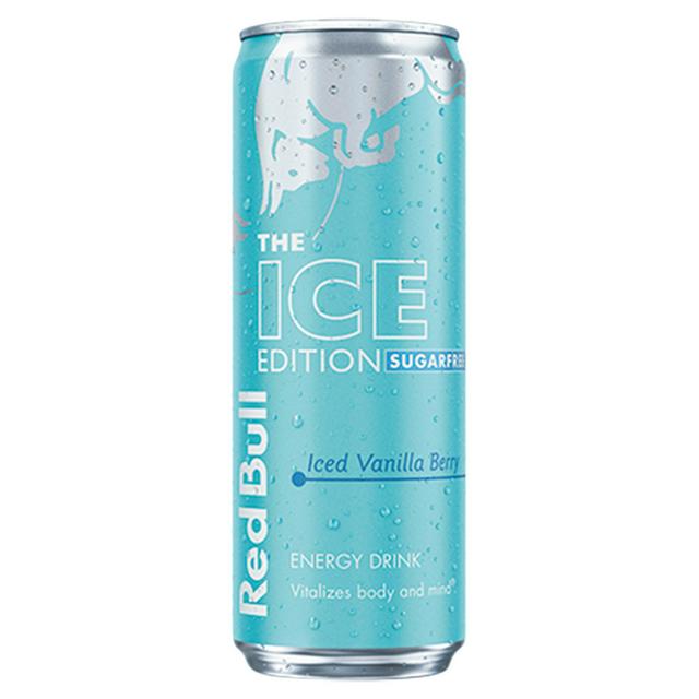 Red Bull Energy Drink Sugar Free Iced Vanilla Berry, Ice Edition 355ml