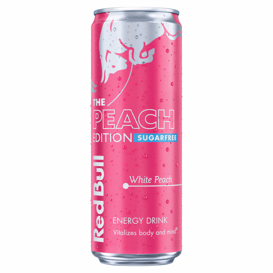 Red Bull Sugar Free Summer White Peach Edition Energy Drink 473ml