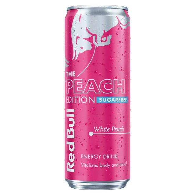 Red Bull Energy Drink Sugar Free White Peach, Summer Edition 355ml