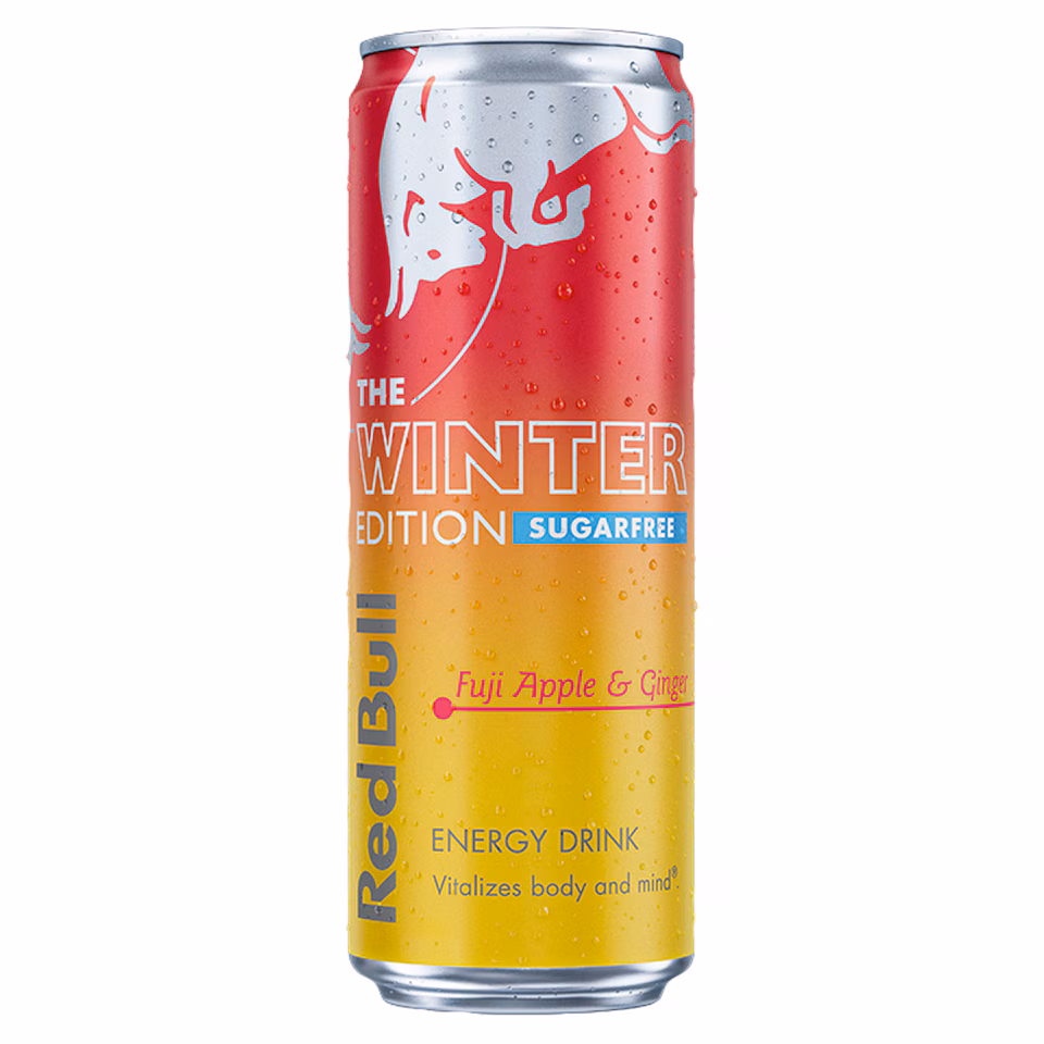 Red Bull Sugar Free Winter Apple & Ginger Edition Energy Drink 473ml