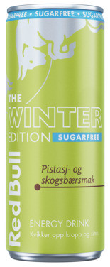 Red Bull Energidrikk Sukkerfri Winter Edition 250ml.