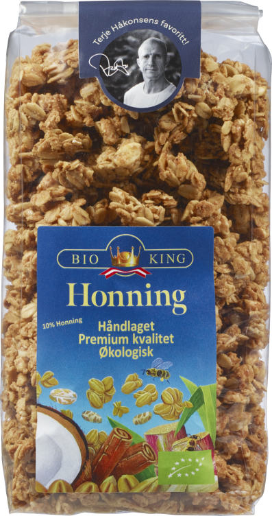 Crunchy Honning Økologisk 375g Bioking