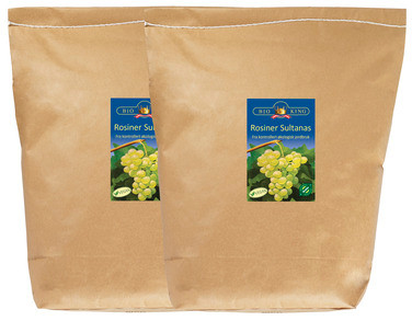 Rosiner Sultanas 5kg Økologisk