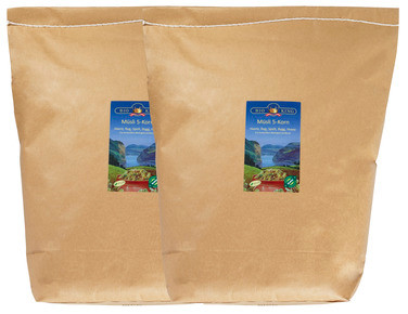 Müsli 5-korn 5kg Økologisk Frokostblanding