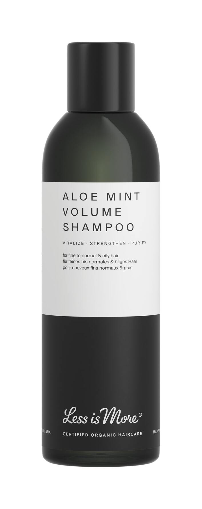 Less Is More Organic Aloe Mint Volume Shampoo 200 ml