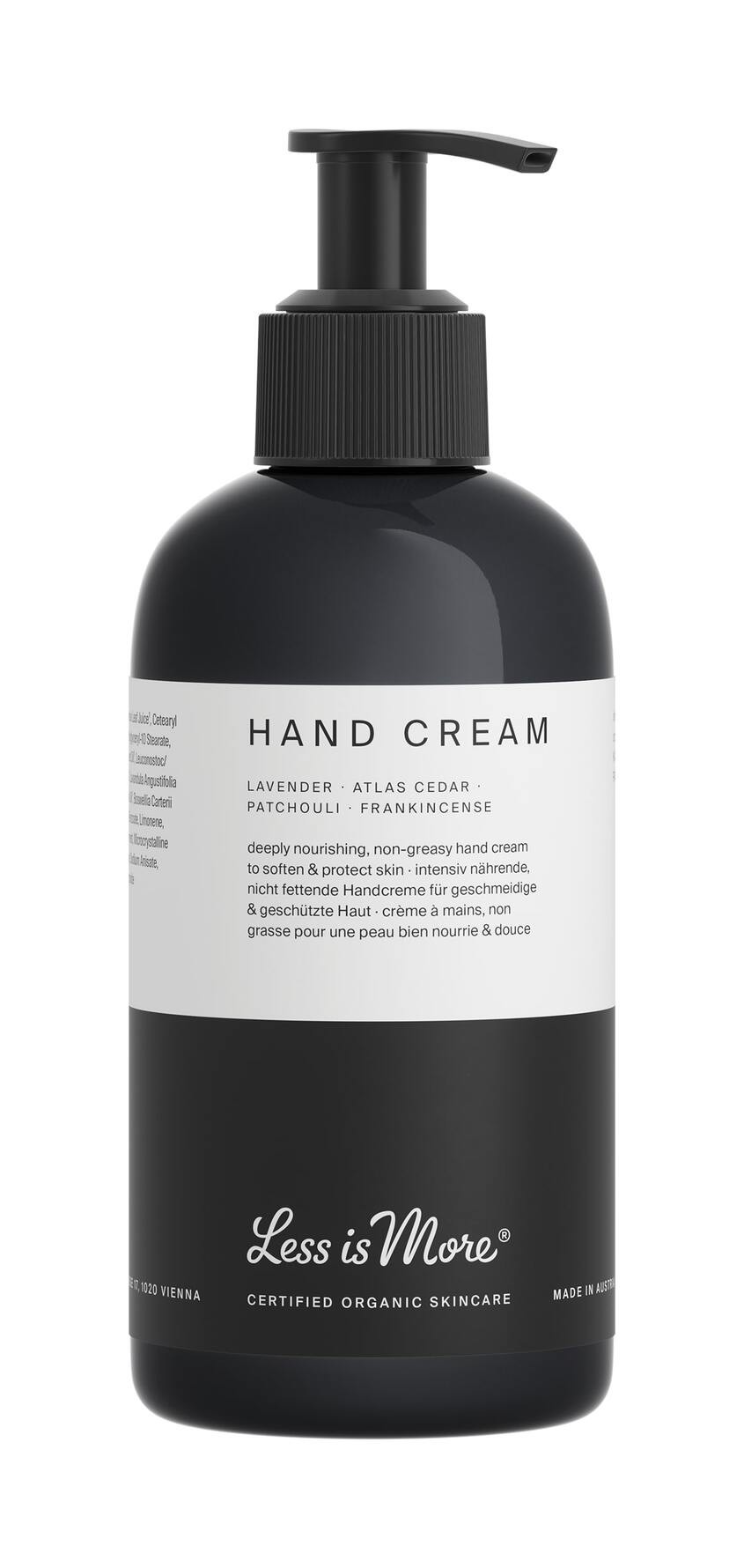 Less Is More Organic Hand Cream Lavender 250 ml