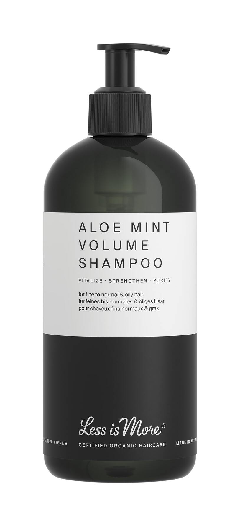 Less Is More Organic Aloe Mint Volume Shampoo 500 ml