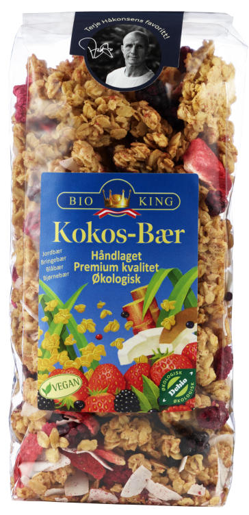 Crunchy Kokos&Bær Økologisk 375g