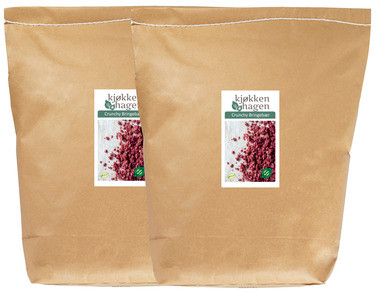 Crunchy Bringebær 5kg Økologisk Frokostblanding