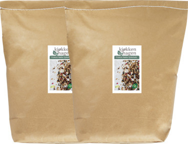 Frokost Nøtte-sjokolade 5kg Økologisk Frokostblanding