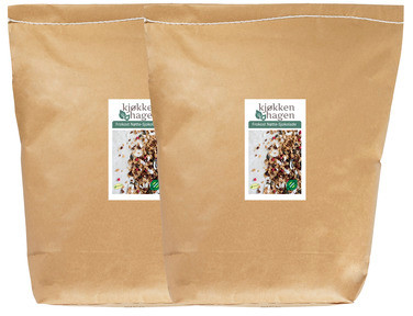 Frokost Nøtte-sjokolade 5kg Økologisk Frokostblanding