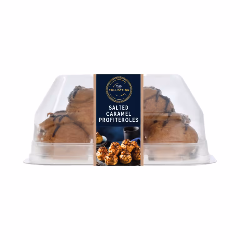 M&S Collection Salted Caramel Profiteroles