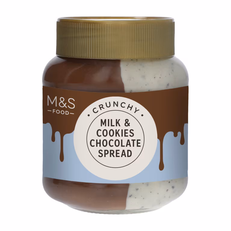 M&S Crunchy Milk & Cookies Chocolate Spread