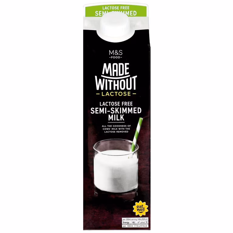 M&S Lactose Free Semi-Skimmed Milk