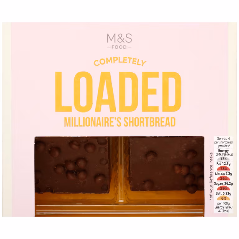 M&S Loaded Millionaire's Shortbread