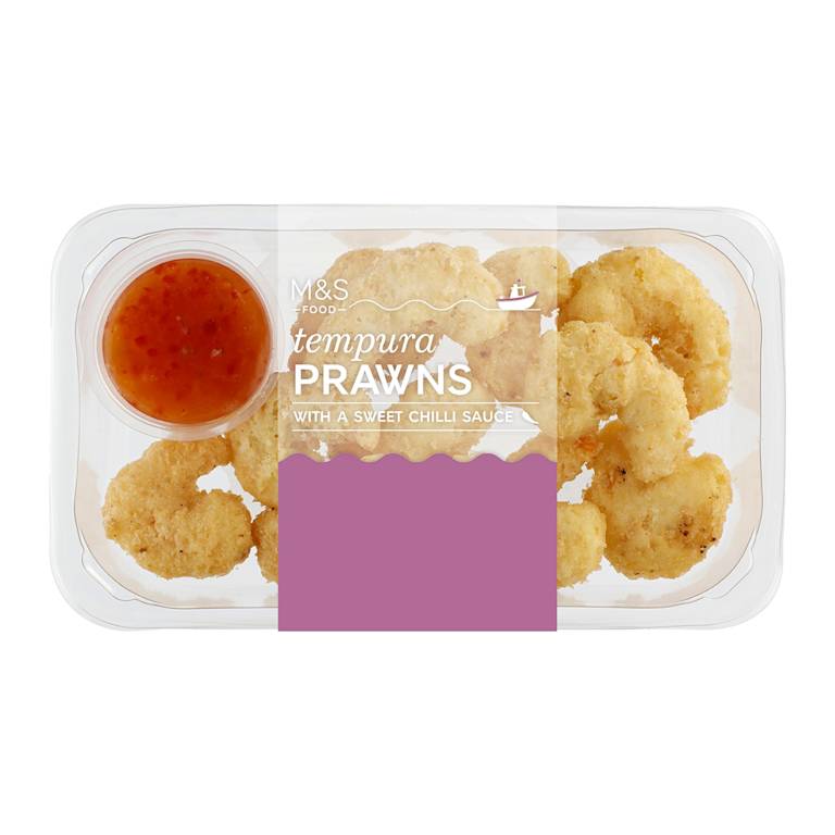 M&S Tempura Prawns with a Sweet Chilli Sauce