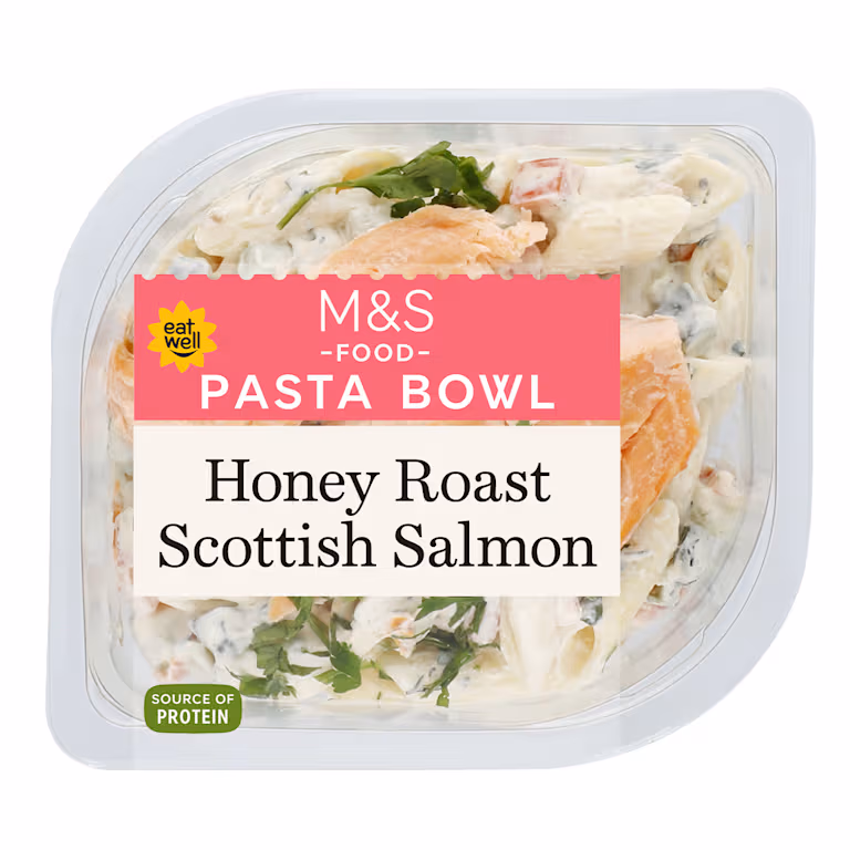 M&S Honey Roast Scottish Salmon Pasta Salad