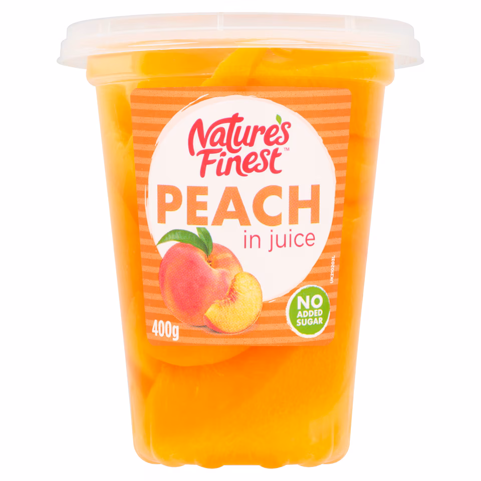 Nature's Finest Peach In Juice 400G