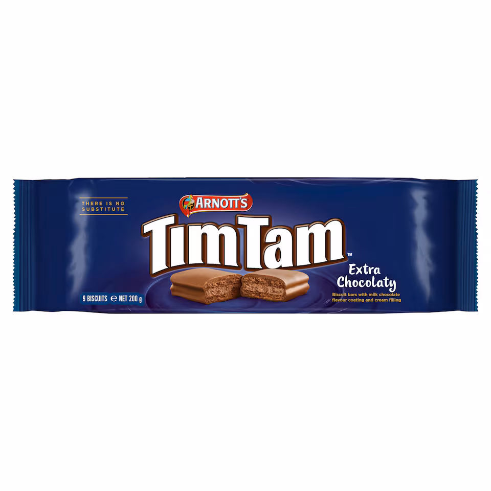 Arnotts Tim Tam Extra Chocolaty 200g