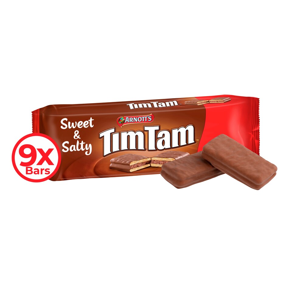 Tim Tam Sweet & Salty Chocolatey Biscuit Bars 165g