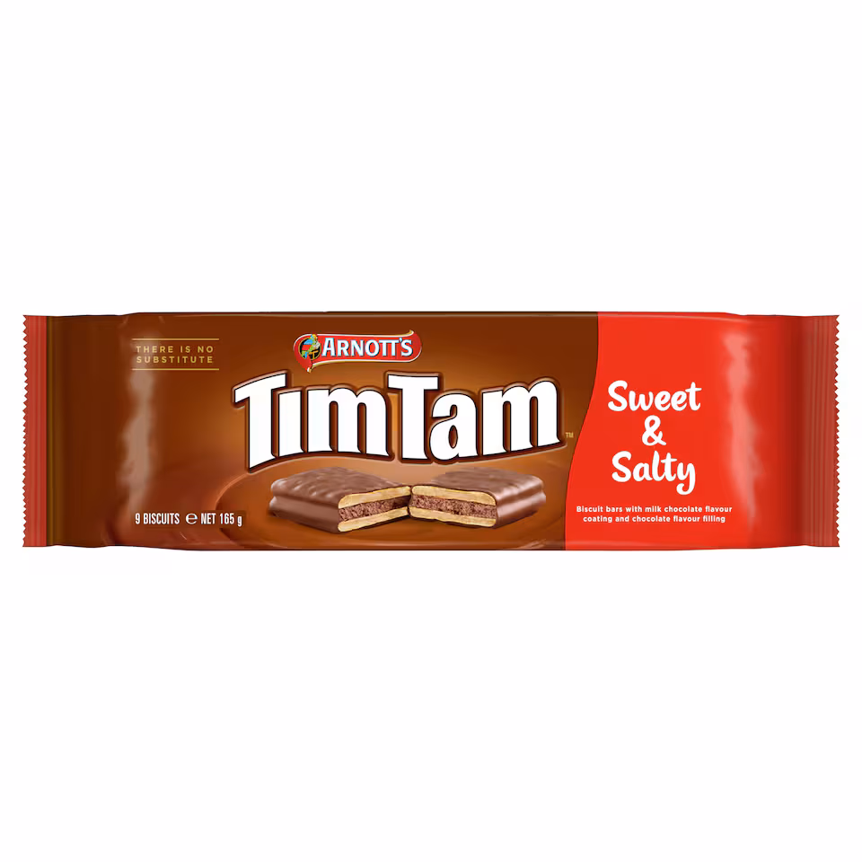 Tim Tam Sweet & Salty Chocolatey Biscuit Bars 165g