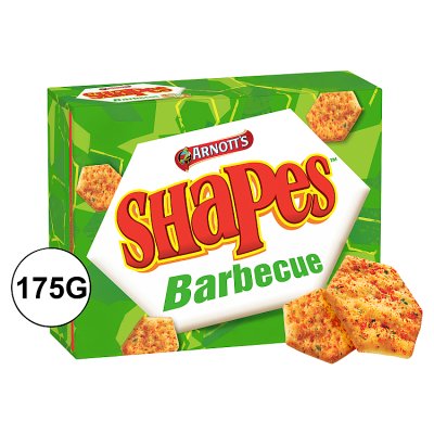 Arnott's Shapes Barbecue Snack Crackers 175g