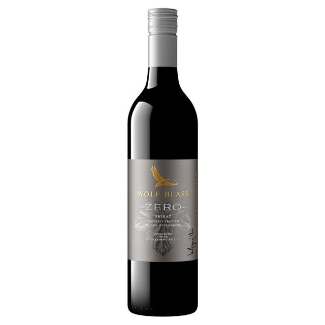 Wolf Blass Zero Shiraz 0.5% Low Alcohol Wine Based Drink 75cl