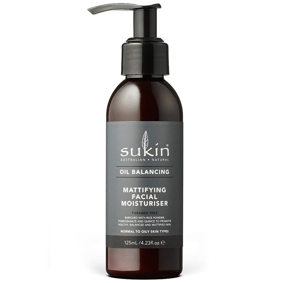 Oil Balancing Mattifying Facial Moisturiser 125ml (Sukin)