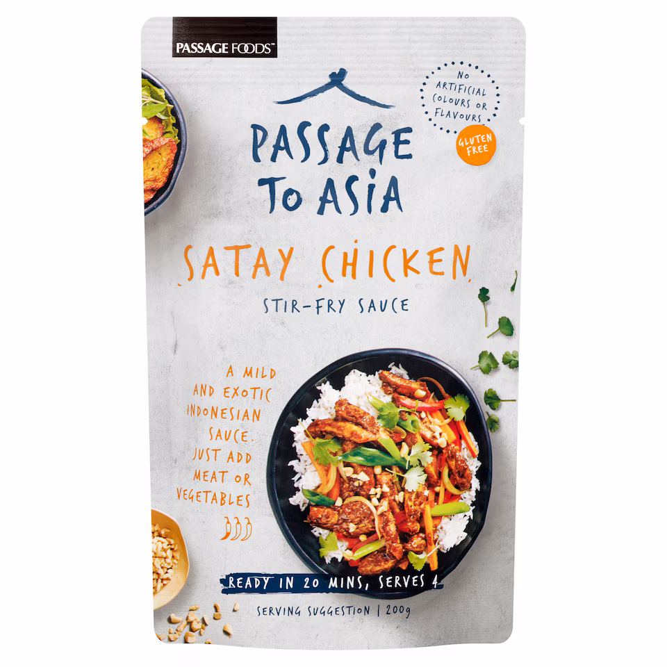 Passage To Asia Satay Chicken Stir Fry Sauce 200G