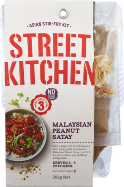 Malaysian Peanut Satay Kit 255g Street Kitchen