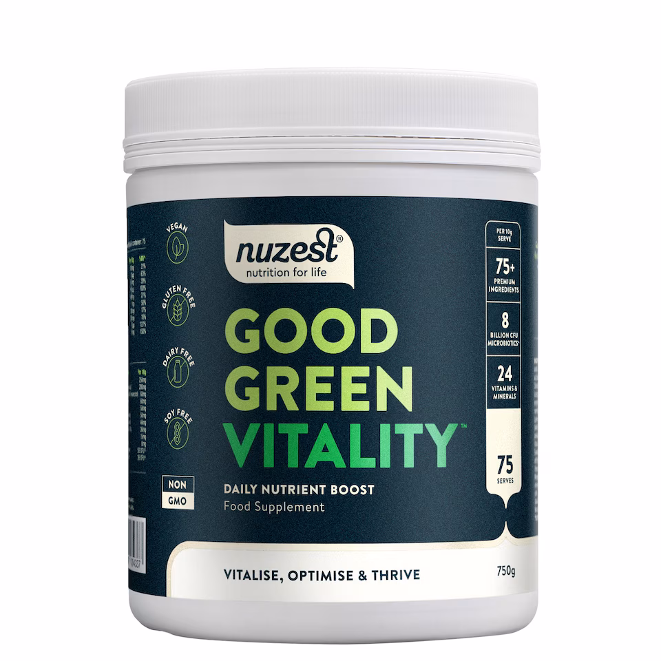 Nuzest Good Green Vitality Multivitamin Greens Powder 750g 75 Servings