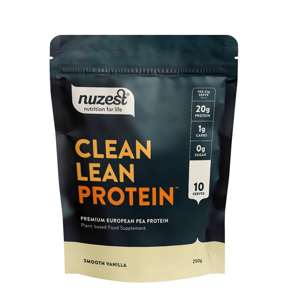Nuzest Clean Lean Protein Vegan Pea Protein Powder Smooth Vanilla 250g 10 Servings